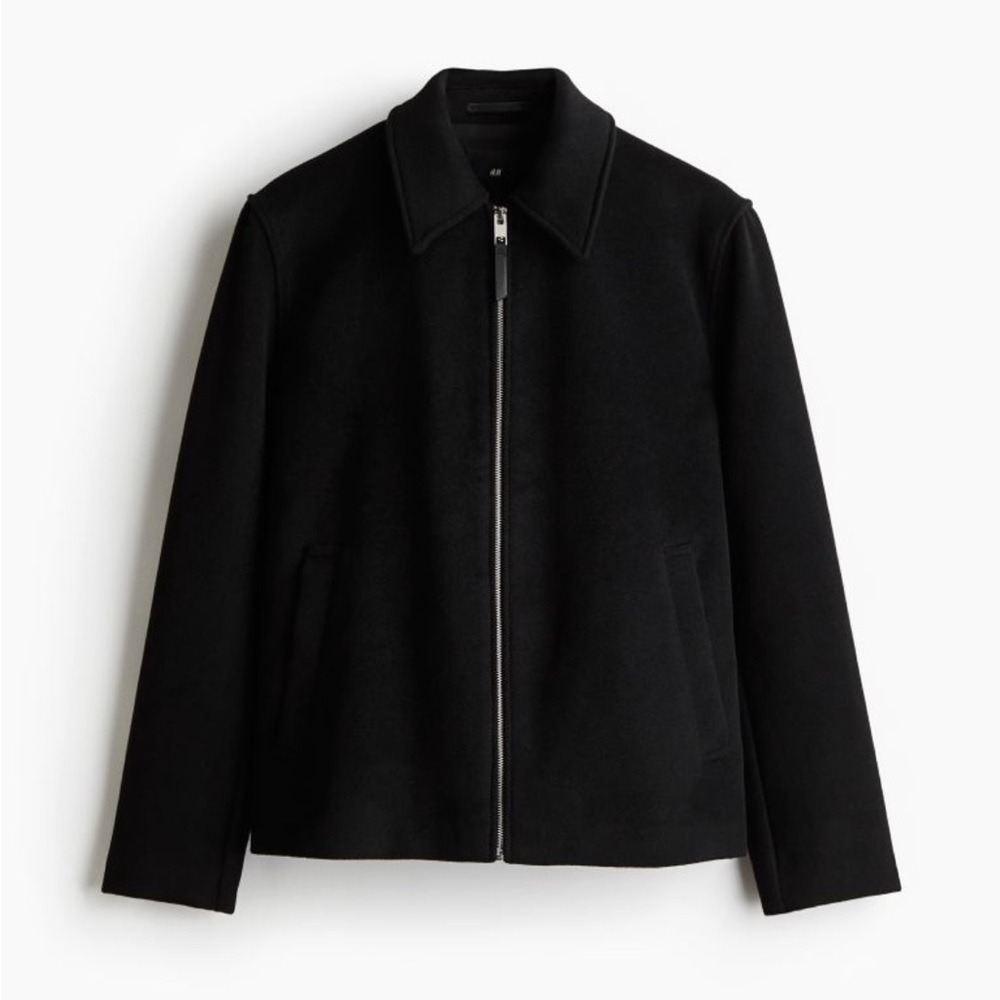 Wool blend H&M Zip-up Jacket